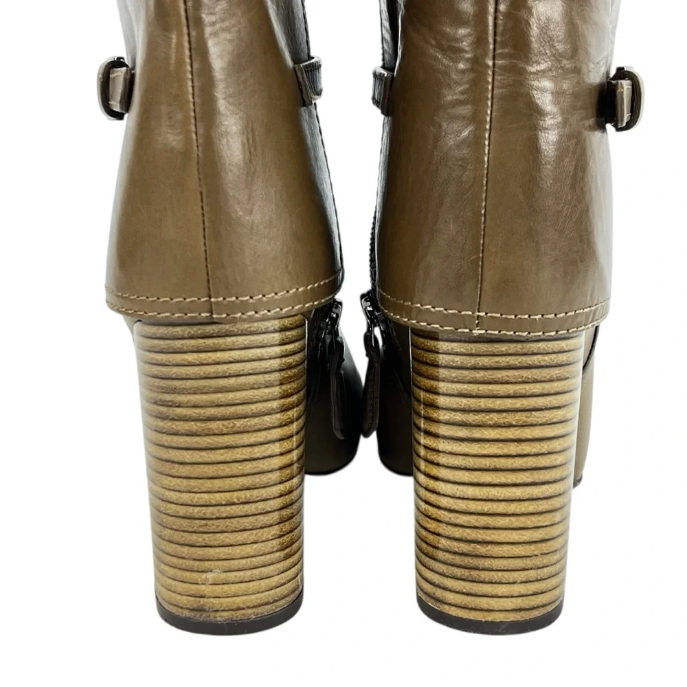 Tory Burch Faye Knee High Boots Women 6.5 in Fango